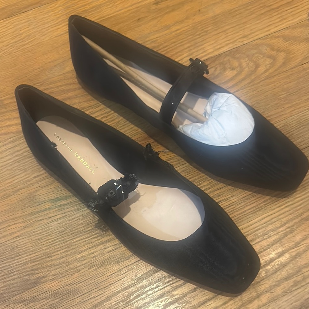 Loeffler Randall ginger mary Janes Flats size 11.5 women’s new with damage